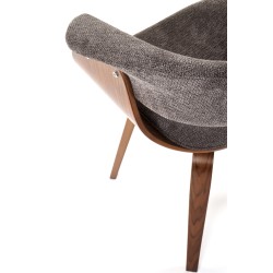 'K545 Ash Grey / Walnut Chair' 'K545 Ash Grey / Walnut Chair'