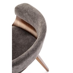 'K545 Ash Grey / Walnut Chair' 'K545 Ash Grey / Walnut Chair'