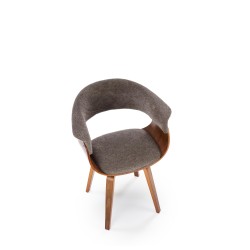 'K545 Ash Grey / Walnut Chair' 'K545 Ash Grey / Walnut Chair'