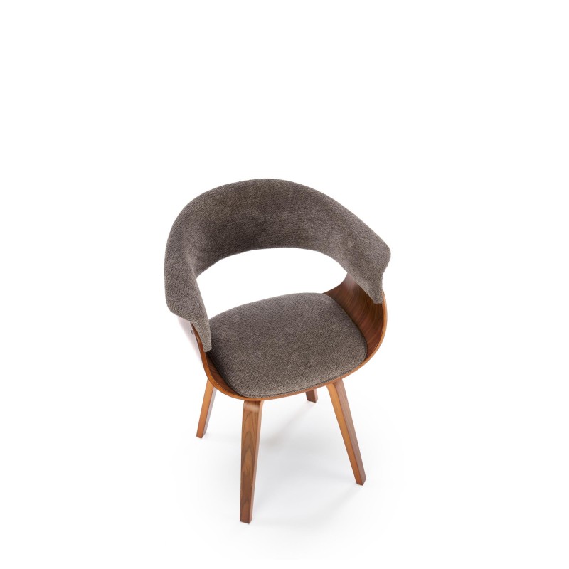 'K545 Ash Grey / Walnut Chair' 'K545 Ash Grey / Walnut Chair'