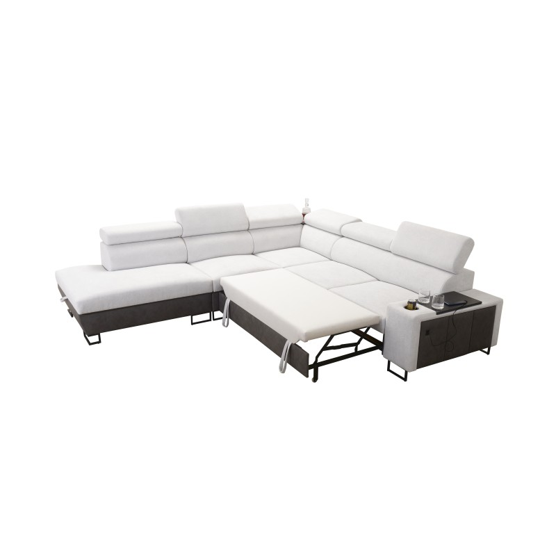 Esquina Prestige IX con función de cama y puerto USB - Suave al tacto, Freya 210.02 + Tauro 8202 Esquina Prestige IX con función de cama y puerto USB - Suave al tacto, Freya 210.02 + Tauro 8202