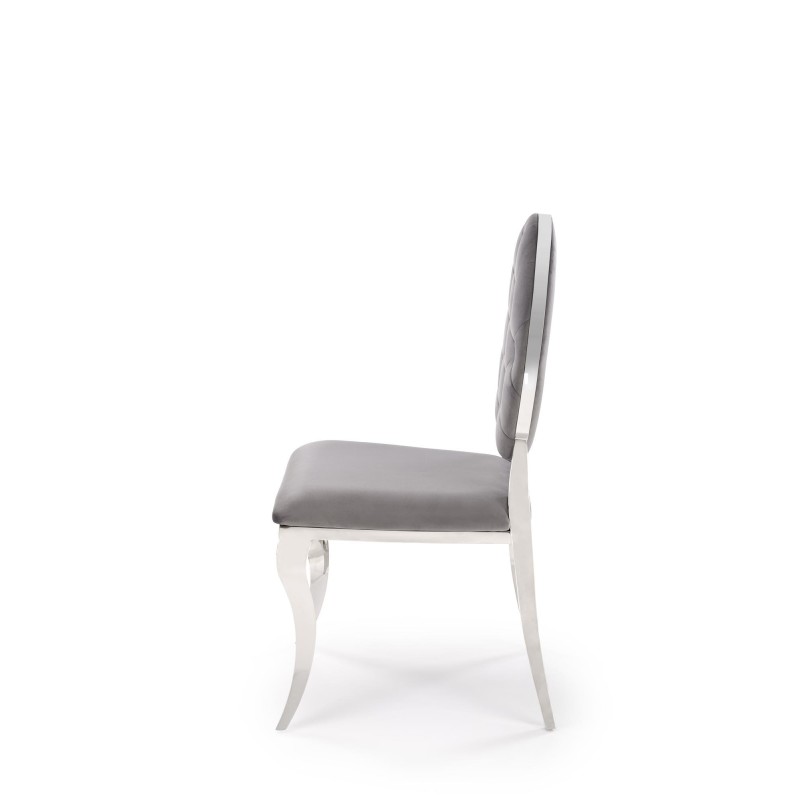 'K555 Ash Grey / Silver Chair' 'K555 Ash Grey / Silver Chair'