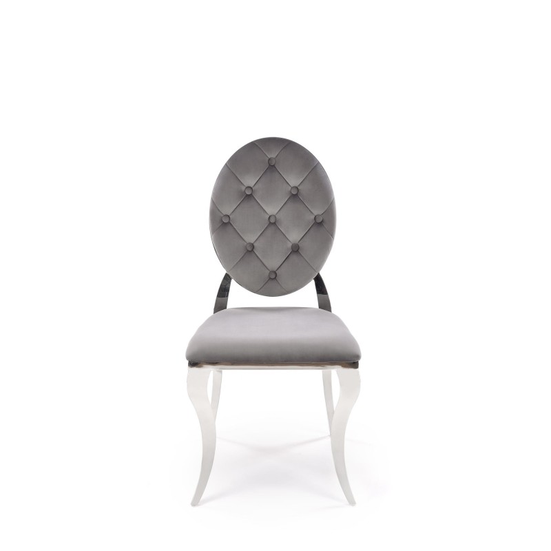 'K555 Ash Grey / Silver Chair' 'K555 Ash Grey / Silver Chair'