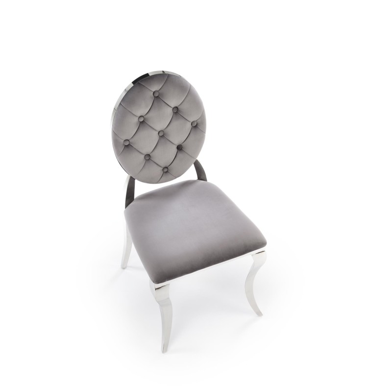 'K555 Ash Grey / Silver Chair' 'K555 Ash Grey / Silver Chair'