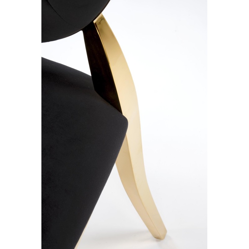 'K556 Black / Gold Chair' 'K556 Black / Gold Chair'