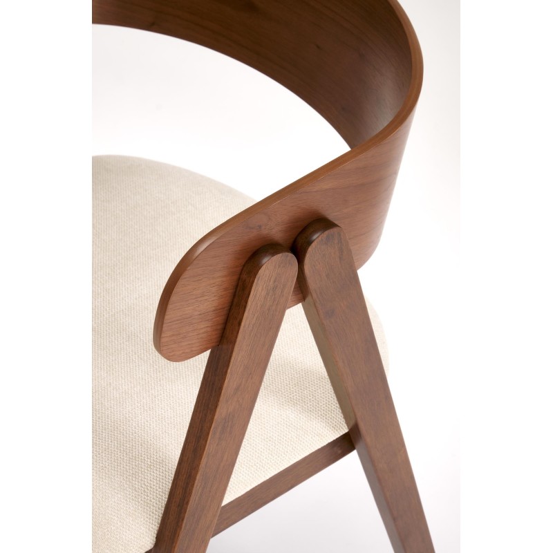 'K562 Walnut Chair / Light Beige' 'K562 Walnut Chair / Light Beige'