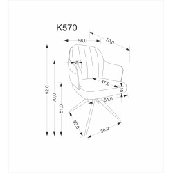 K570 krzesło beżowy (1p 2 szt) K570 krzesło beżowy (1p 2 szt)