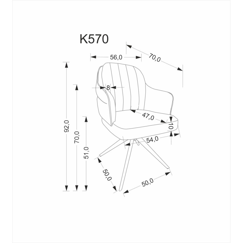 K570 krzesło beżowy (1p 2 szt) K570 krzesło beżowy (1p 2 szt)