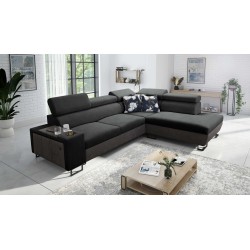 Prestige VII Corner Sofa with Soft to the Touch, Freya 210.24 + Tauro 8207 - elegance and functionality in one