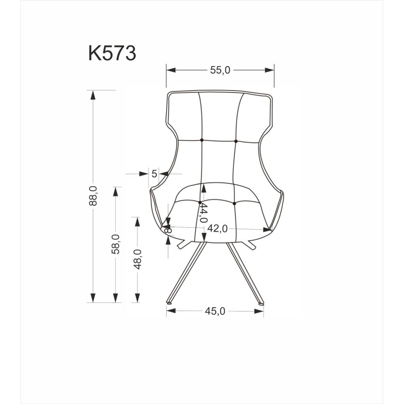 K573 krzesło beżowy (1p 2szt) K573 krzesło beżowy (1p 2szt)