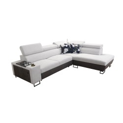 Prestige VII corner sofa with Soft to the touch, Freya 210.23 + Tauro 8207 - elegance and functionality in one Prestige VII corner sofa with Soft to the touch, Freya 210.23 + Tauro 8207 - elegance and functionality in one