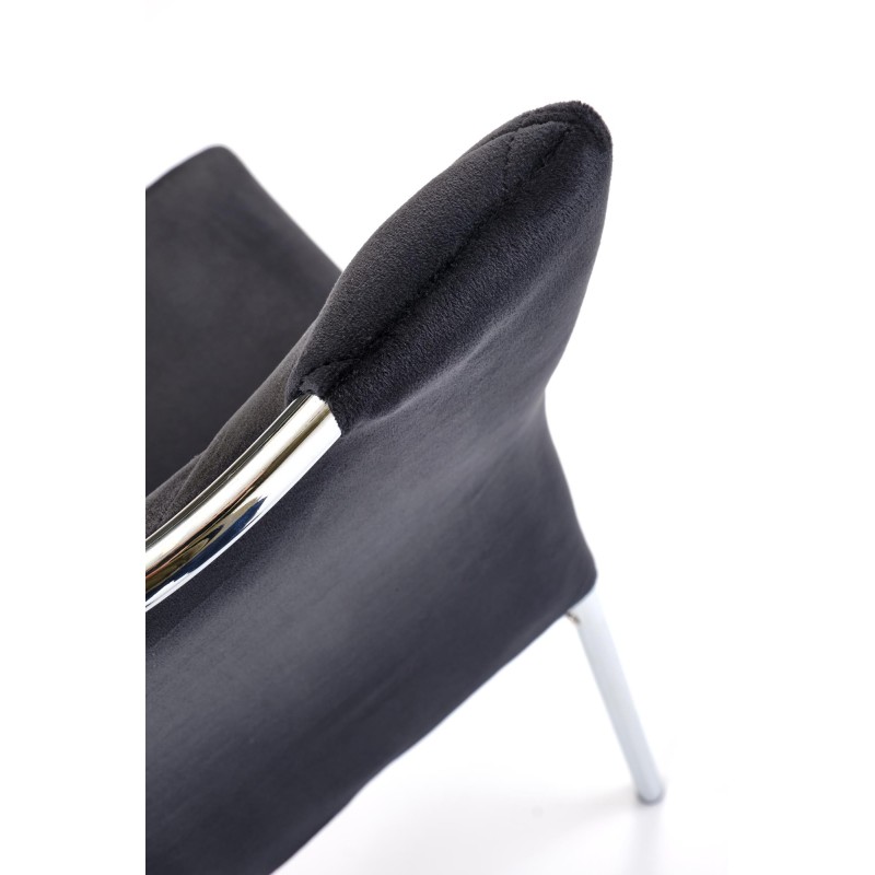 'K578 Black / Silver Chair' 'K578 Black / Silver Chair'