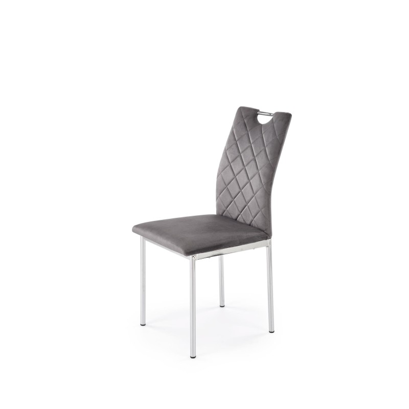 'K578 Ash Grey / Silver Chair' 'K578 Ash Grey / Silver Chair'