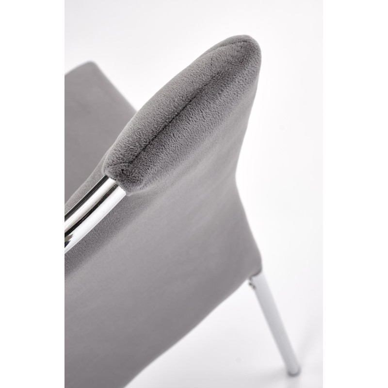 'K578 Ash Grey / Silver Chair' 'K578 Ash Grey / Silver Chair'
