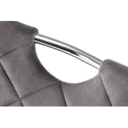 'K578 Ash Grey / Silver Chair' 'K578 Ash Grey / Silver Chair'