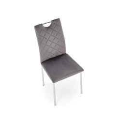 'K578 Ash Grey / Silver Chair' 'K578 Ash Grey / Silver Chair'