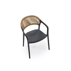 'K582 Black / Natural Chair' 'K582 Black / Natural Chair'