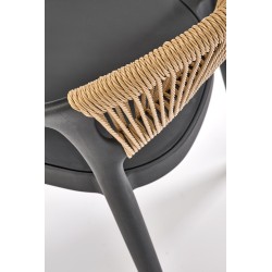 'K582 Black / Natural Chair' 'K582 Black / Natural Chair'