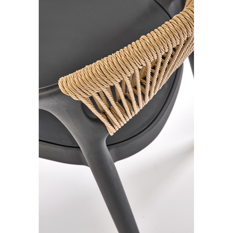 'K582 Black / Natural Chair' 'K582 Black / Natural Chair'