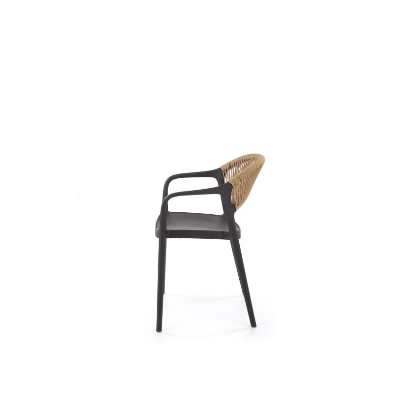 'K582 Black / Natural Chair' 'K582 Black / Natural Chair'