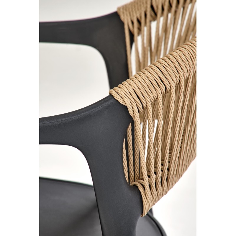'K582 Black / Natural Chair' 'K582 Black / Natural Chair'
