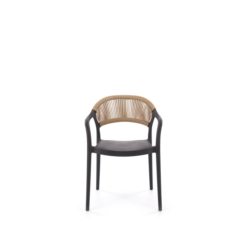 'K582 Black / Natural Chair' 'K582 Black / Natural Chair'