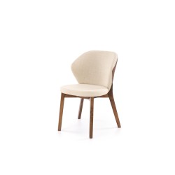 'K583 Chair, Walnut / Brown / Beige'