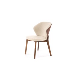 'K583 Chair, Walnut / Brown / Beige' 'K583 Chair, Walnut / Brown / Beige'
