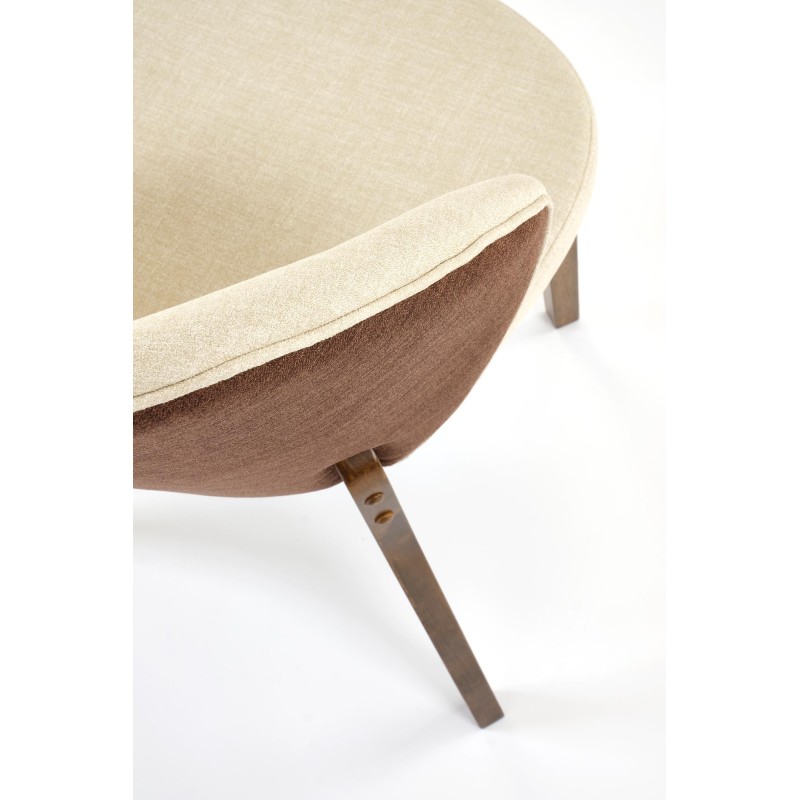 'K583 Chair, Walnut / Brown / Beige' 'K583 Chair, Walnut / Brown / Beige'