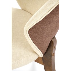 'K583 Chair, Walnut / Brown / Beige' 'K583 Chair, Walnut / Brown / Beige'