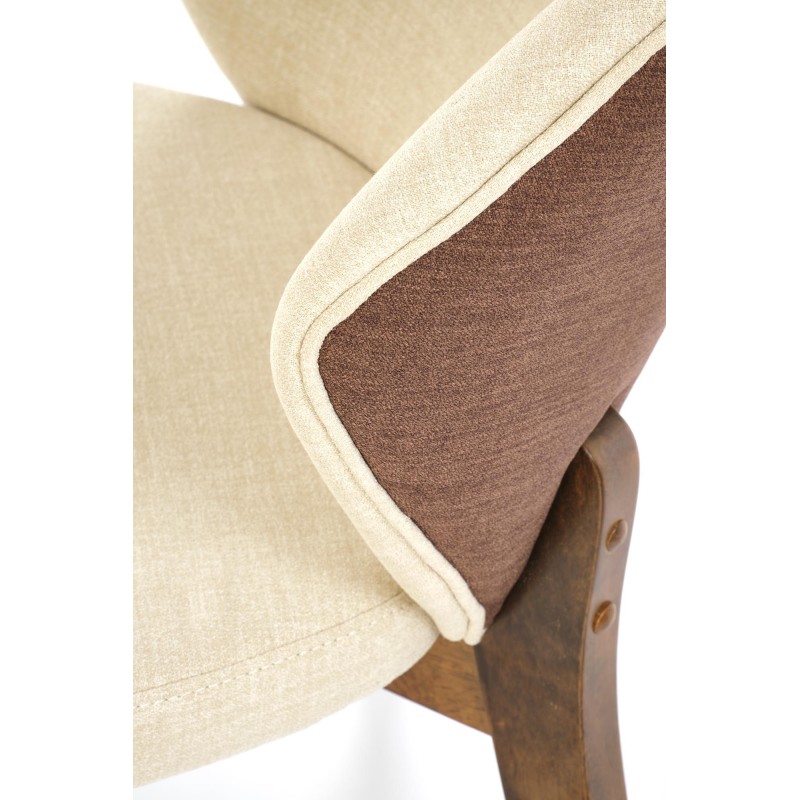 'K583 Chair, Walnut / Brown / Beige' 'K583 Chair, Walnut / Brown / Beige'