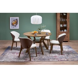 'K583 Chair, Walnut / Brown / Beige' 'K583 Chair, Walnut / Brown / Beige'