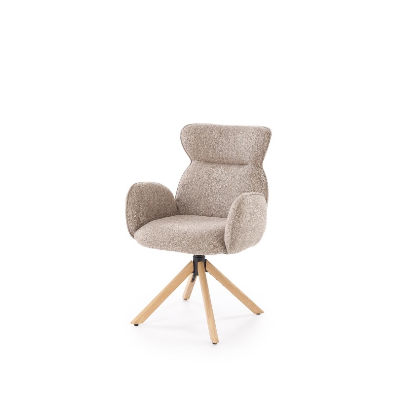 K585 Dark Beige Chair / Natural Oak K585 Dark Beige Chair / Natural Oak