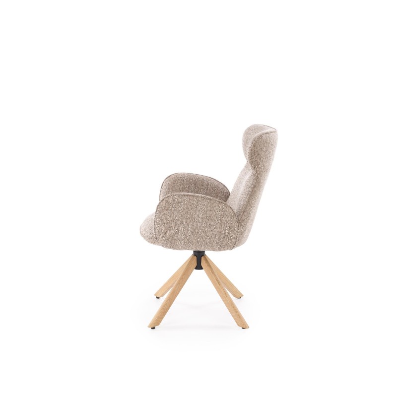 K585 Dark Beige Chair / Natural Oak K585 Dark Beige Chair / Natural Oak