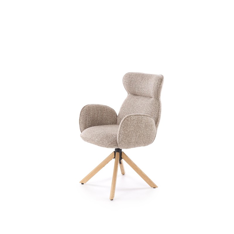 K585 Dark Beige Chair / Natural Oak K585 Dark Beige Chair / Natural Oak