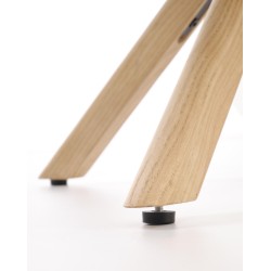 K585 Dark Beige Chair / Natural Oak K585 Dark Beige Chair / Natural Oak