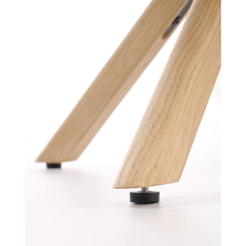 K585 Dark Beige Chair / Natural Oak K585 Dark Beige Chair / Natural Oak