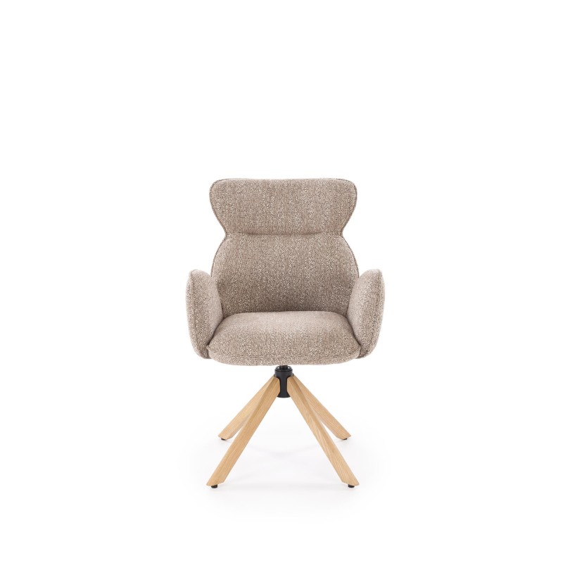 K585 Dark Beige Chair / Natural Oak K585 Dark Beige Chair / Natural Oak
