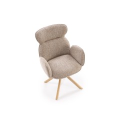 K585 Dark Beige Chair / Natural Oak K585 Dark Beige Chair / Natural Oak