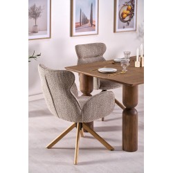 K585 krzesło ciemny beżowy / dąb naturalny (1p 2szt) K585 krzesło ciemny beżowy / dąb naturalny (1p 2szt)