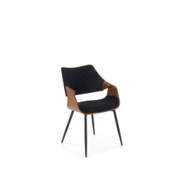 'K586 Chair, Walnut / Black'