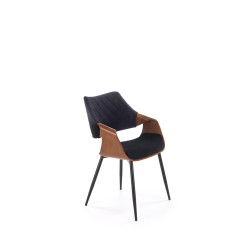 'K586 Chair, Walnut / Black' 'K586 Chair, Walnut / Black'