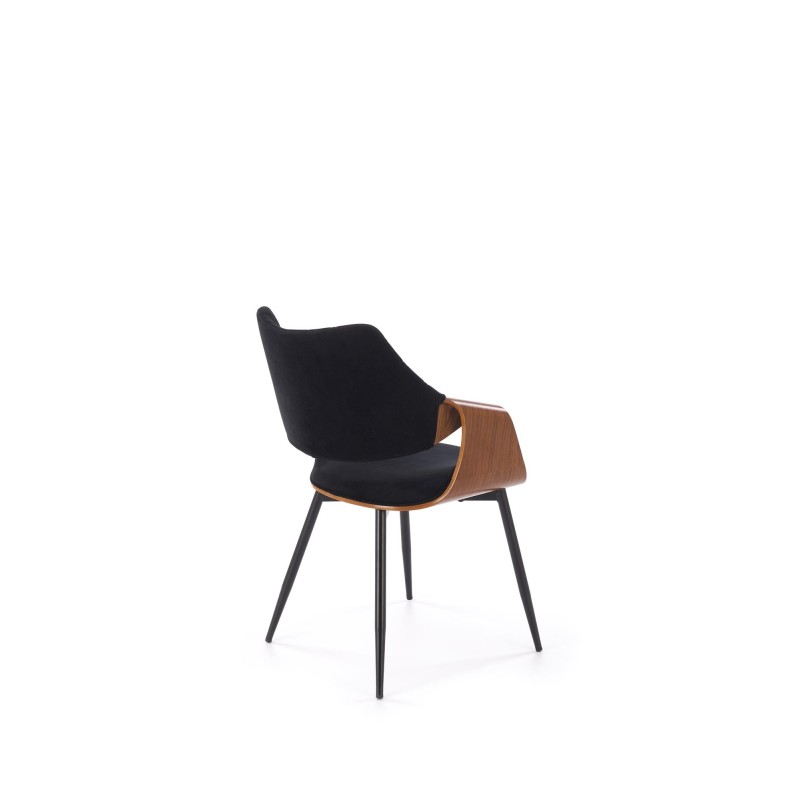 'K586 Chair, Walnut / Black' 'K586 Chair, Walnut / Black'
