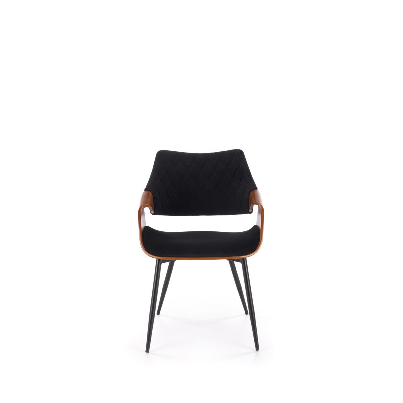 'K586 Chair, Walnut / Black' 'K586 Chair, Walnut / Black'