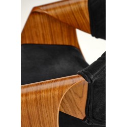 'K586 Chair, Walnut / Black' 'K586 Chair, Walnut / Black'