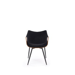 'K586 Chair, Walnut / Black' 'K586 Chair, Walnut / Black'