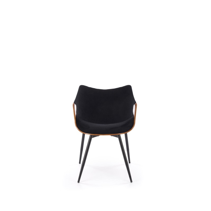 'K586 Chair, Walnut / Black' 'K586 Chair, Walnut / Black'