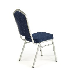 'K66S Blue Chair, Silver Frame' 'K66S Blue Chair, Silver Frame'