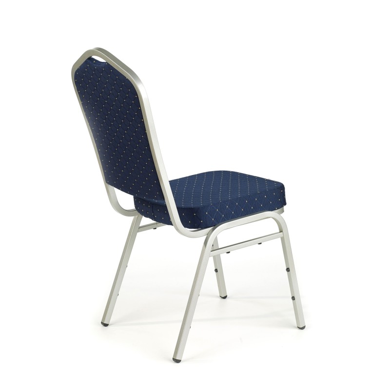 'K66S Blue Chair, Silver Frame' 'K66S Blue Chair, Silver Frame'