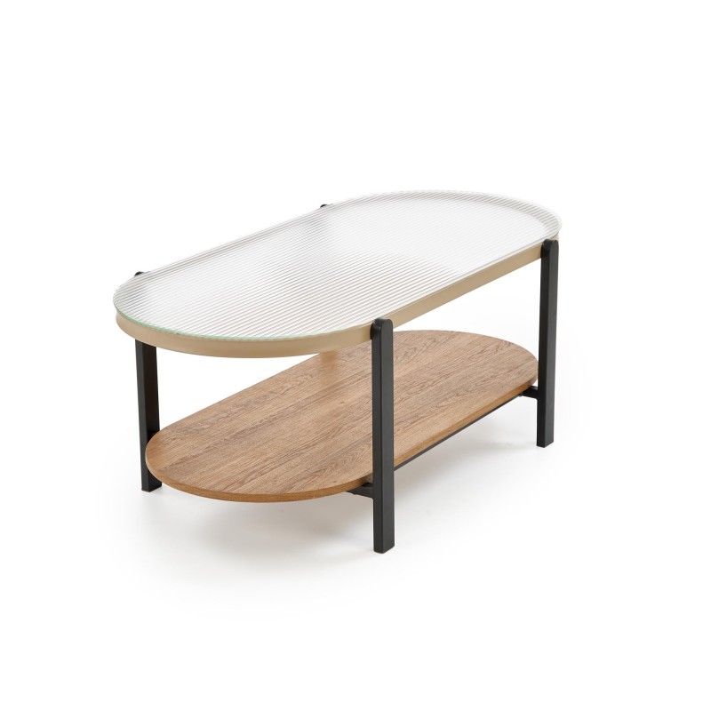 'KAMALA Coffee Table, Natural / Black' 'KAMALA Coffee Table, Natural / Black'